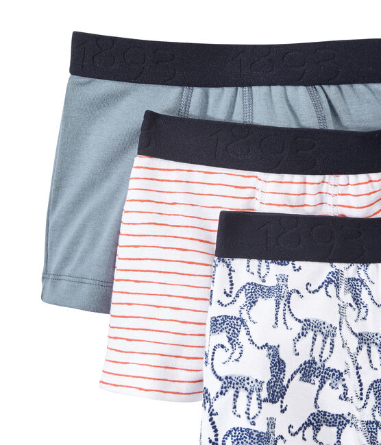 Set van 3 jongensboxershorts wit LOT