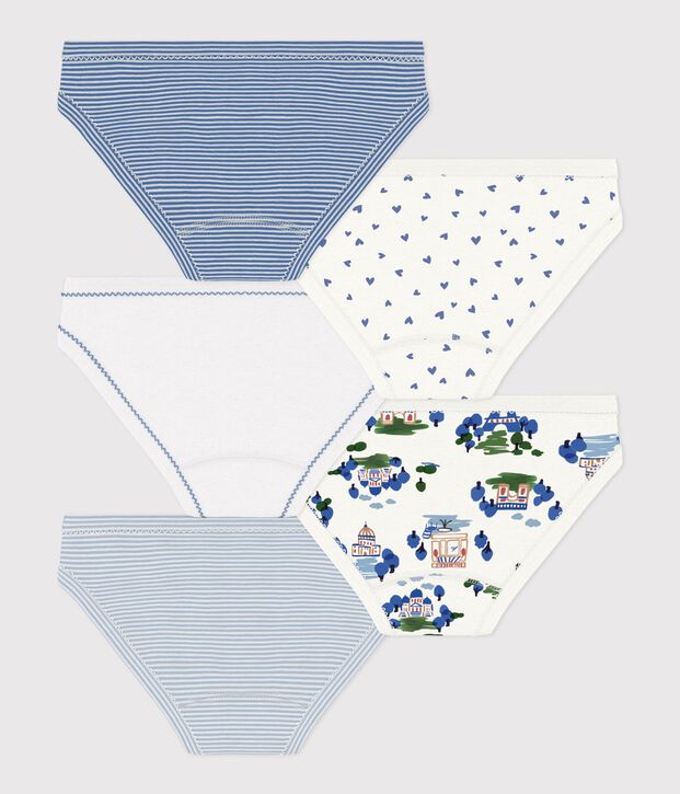 Setje katoenen onderbroekjes met print voor kinderen multicouleur