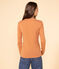 L'ICONIQUE, dames-T-shirt met ronde hals in katoen roze SIENNA