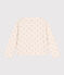 Cardigan en tubique imprimé enfant fille beige AVALANCHE/ ARGENT