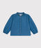 Blouse manches longues en denim enfant fille bleu DENIM CLAIR