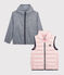 3-in-1 gerecycled winddichte kinderjasje roze MINOIS