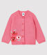 Cardigan babymeisje met jacquard
