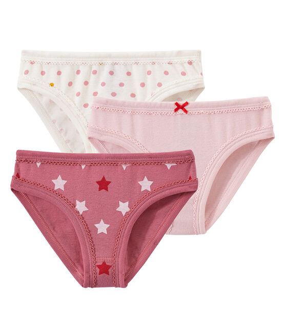 Trio de culottes petite fille variante 1