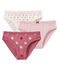 Trio de culottes petite fille variante 1