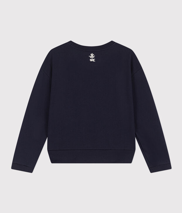 Sweatshirt en molleton Femme bleu marine