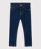 Rechte jongensbroek van denim blauw DENIM BRUT