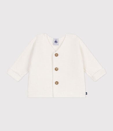 Unisex cardigan vest van effen katoen