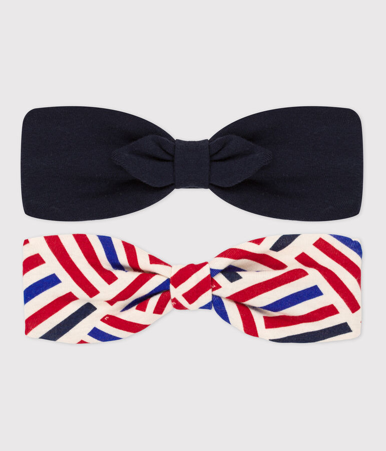 Lot de 2 bandeaux imprim&eacute; b&eacute;b&eacute; variante 1