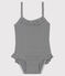 Badpak UPF 50+ baby blauw ABYSSE/wit LAIT