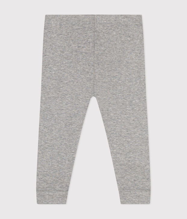 Katoenen legging voor baby's grijs