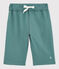 Bermuda en coton enfant garçon vert BRUT