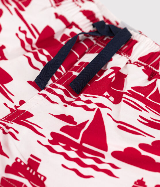 Short de bain bébé en matière recyclée rouge AVALANCHE/ ROUGE