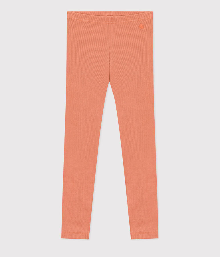 Legging en coton enfant fille rose