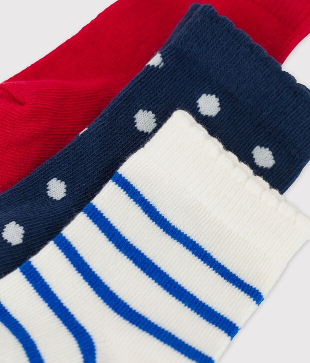 Set van 3 paar babysokken multicouleur