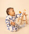 Pyjama bébé Paris en coton blanc AVALANCHE/ MULTICO