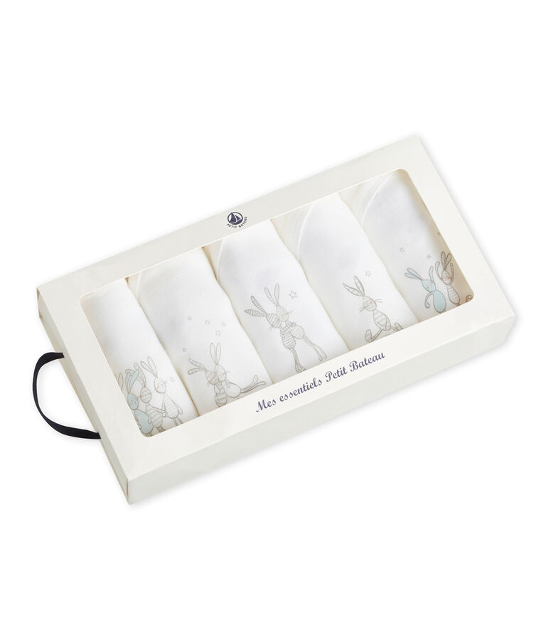 Set van 5 uniseks eerste body's met lange mouwen variante 1