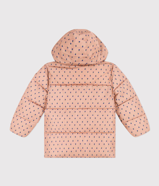 Donsjack met oprolbare capuchon voor meisjes VINTAGE/ MULTICO