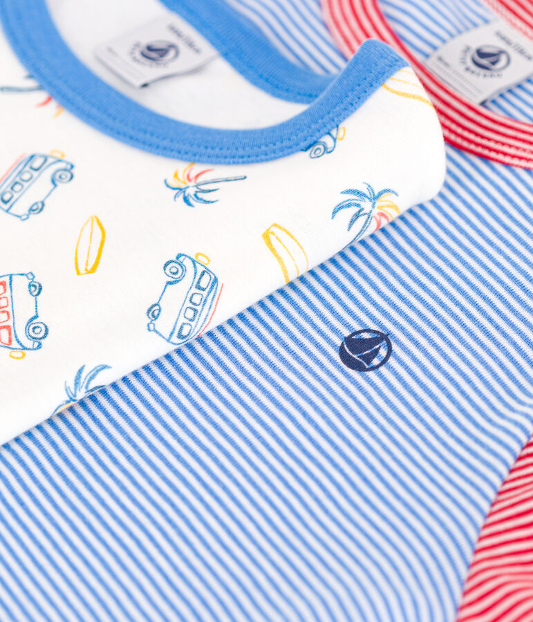 Set met 2 katoenen pyjama's voor kinderen multicouleur