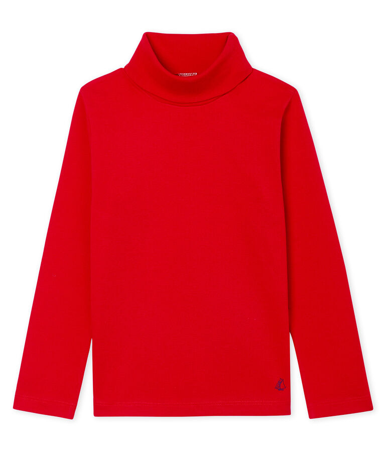 Sous-pull enfant mixte rouge TERKUIT
