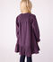 Flanellen geruite jurk met lange mouwen voor kinderen blauw SMOKING/wit MULTICO