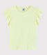 Tee-shirt manches courtes en coton enfant fille