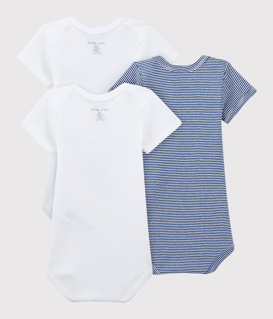 Set van 3 rompertjes met korte mouwen van Serge Bloch voor baby variante 1