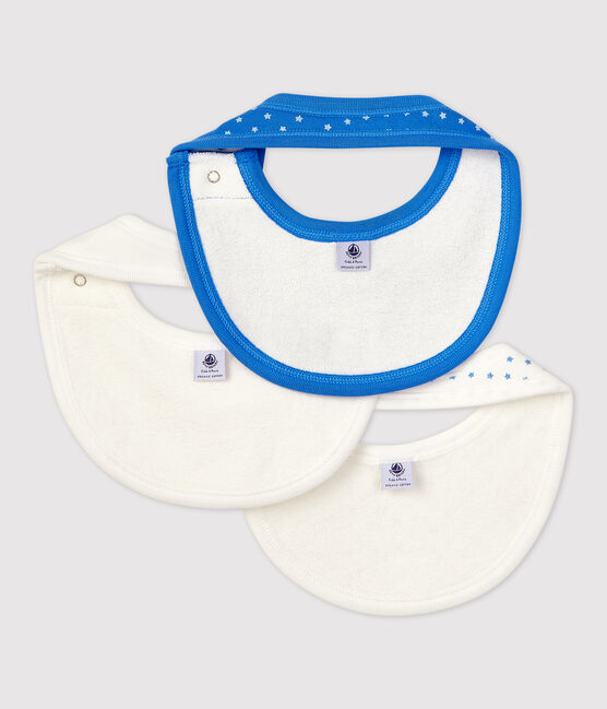 Lot de 3 bavoirs bébé en coton biologique variante 1