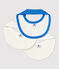 Lot de 3 bavoirs bébé en coton biologique variante 1