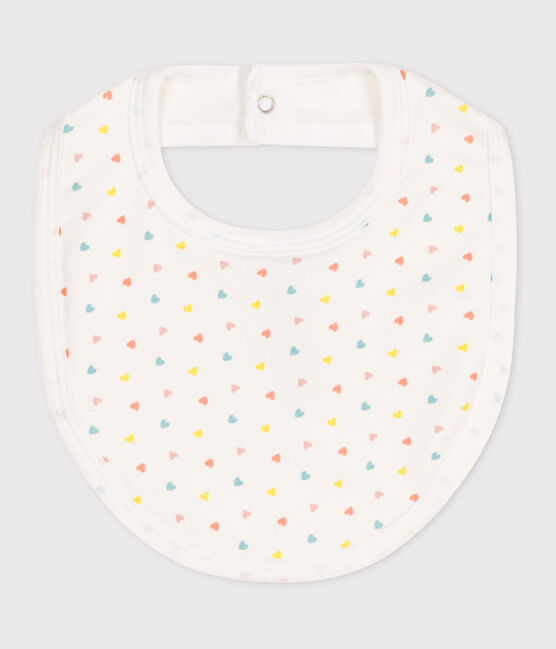 Bavoir naissance en coton imprimé bleu MARSHMALLOW/ AQUATIC