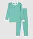 Pyjama snugfit rayé milleraies petit garçon en coton biologique