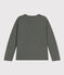 Tee-shirt manches longues en coton enfant garçon vert THUYA