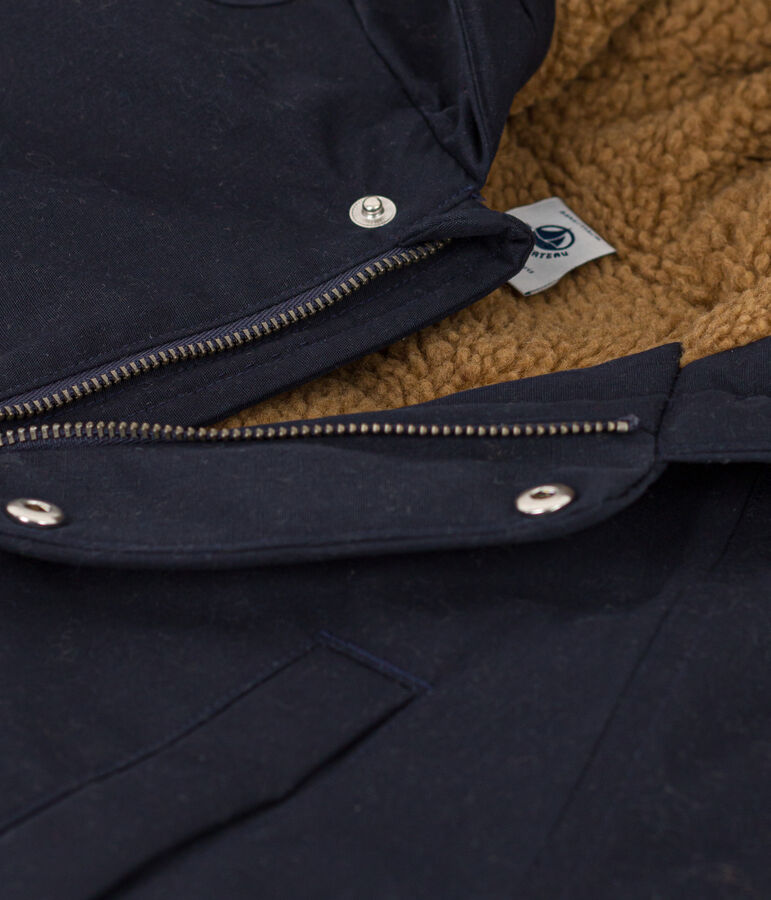 Parka voor jongens/meisjes blauw