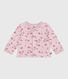 Katoenen babyvestje met bloemenprint