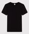 L'ICONIQUE, T-shirt voor dames met cocottesteek in katoen zwart NOIR
