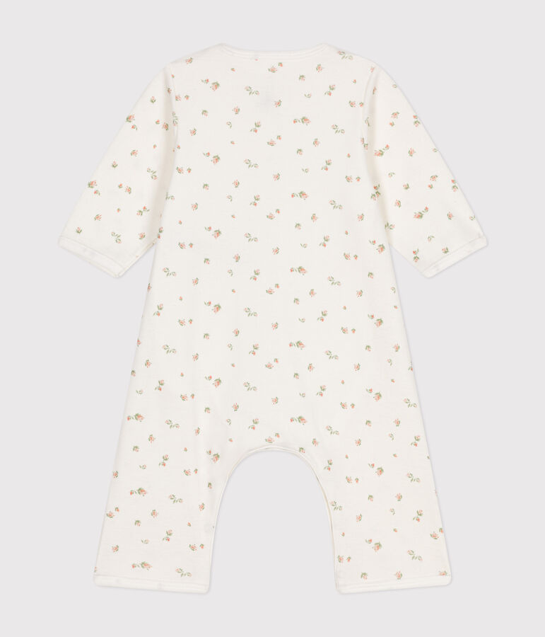 Bodyjama sans pieds en coton b&eacute;b&eacute; blanc/multicouleur