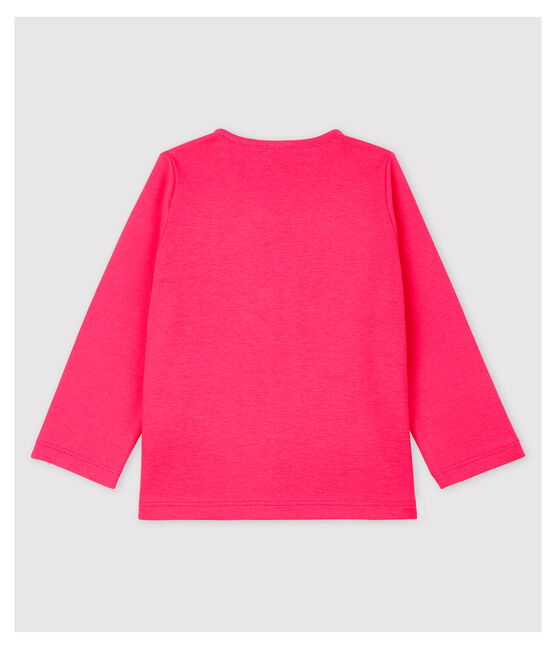 Katoenen babycardigan roze GEISHA