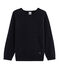 Pull tricot laine et coton enfant garçon bleu SMOKING