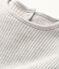 Blouse bébé fille à volants gris BELUGA CHINE