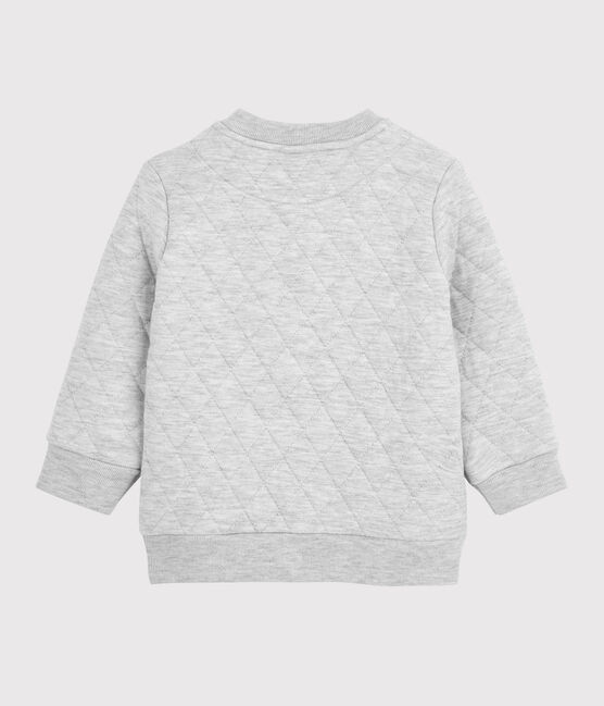 Tubic cardigan voor baby jongen grijs BELUGA CHINE