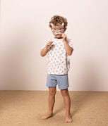 Katoenen pyjama met luipaard en masker voor kleine meisjes en jongens