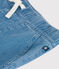 Rechte jongensbroek van lichte denim blauw DENIM CLAIR