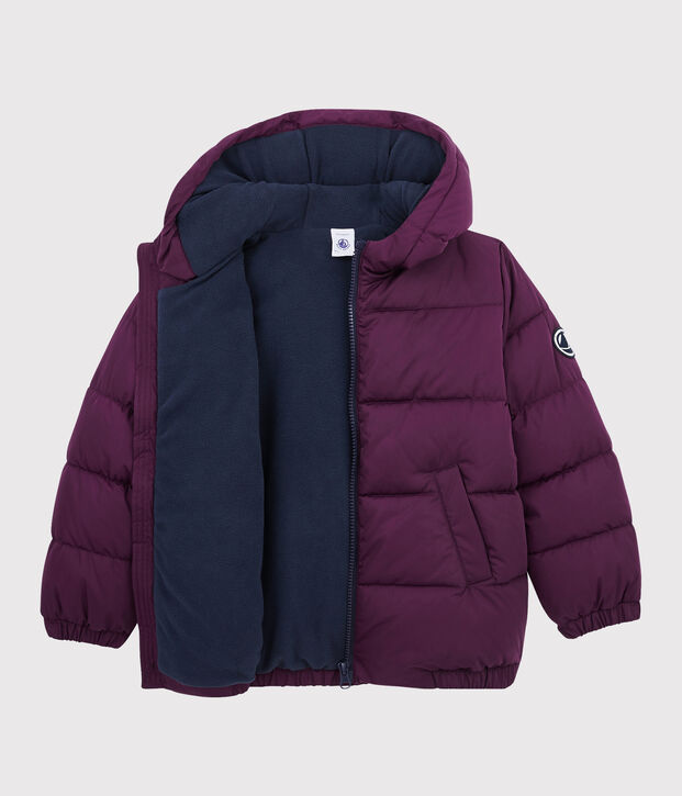 Donsjack kinderen jongens purper