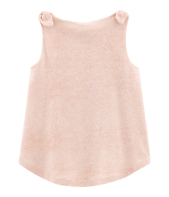Débardeur enfant fille rose PEARL/rose COPPER