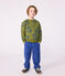 Sweatshirt enfant en coton imprimé bleu CEDAR/ OLYMPIC