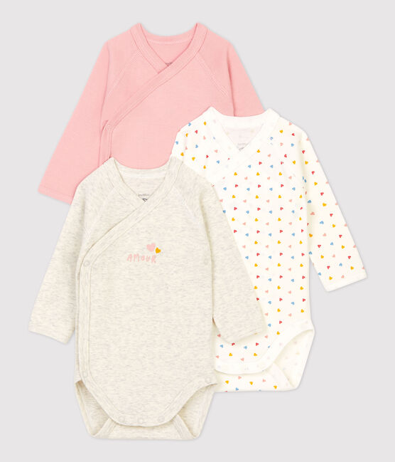 Lot de 3 bodies bébé en coton biologique variante 1