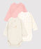 Lot de 3 bodies bébé en coton biologique variante 1