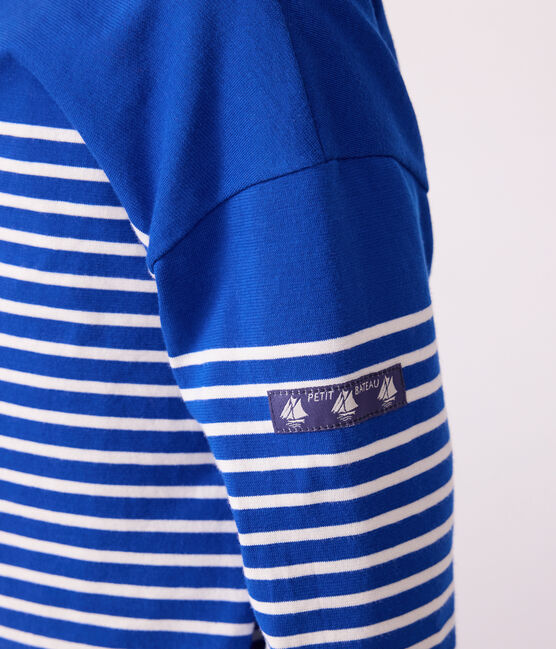 Katoenen marinetruitje voor kinderen blauw OLYMPIC/ MILK