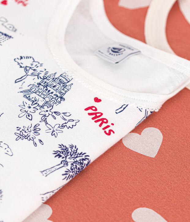 Set met 2 katoenen pyjama's voor kinderen multicouleur