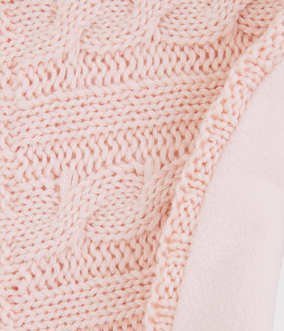 Meisjes colsjaal roze MINOIS/ ARGENT